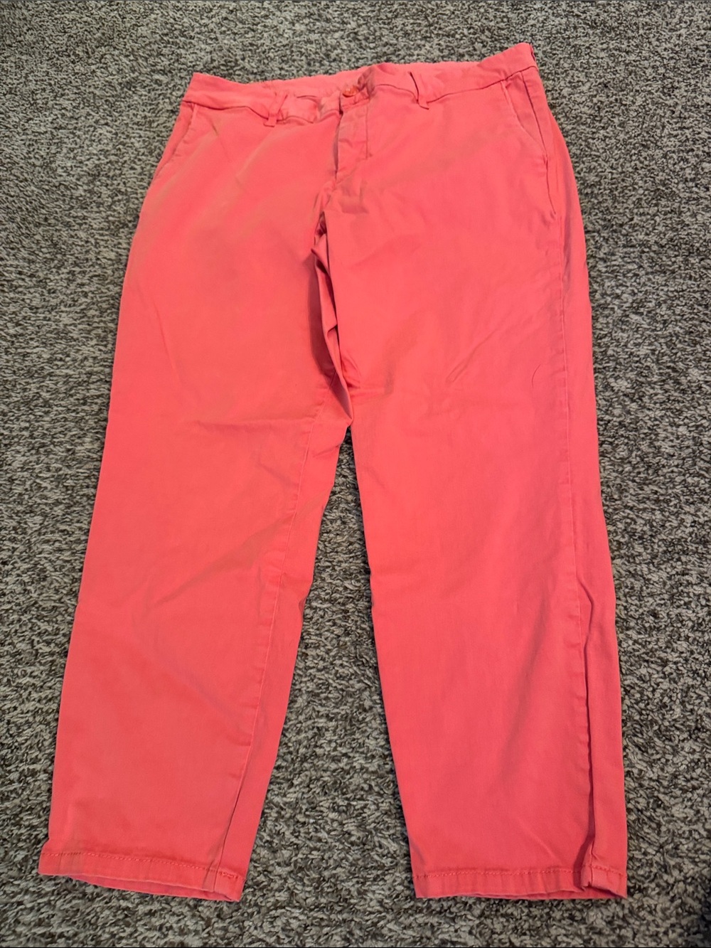 Kut from the Kloth Coral cropped Chino Pants
